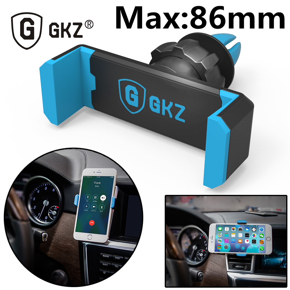 Image of GKZ K1 Universal Car Air Vent Holder Suporte Celular Carro for Iphone 4 4S 5 5S 6 Plus Samsung galaxy S4 S5 phone cradle