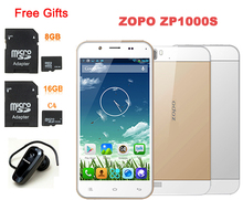 Original ZOPO ZP1000 Blue, Ultrathin 3G Phablet, Android 4.2, MTK6592 Octa Core, RAM:1GB ROM:16GB, 5.0 inch HD Capacitive Screen