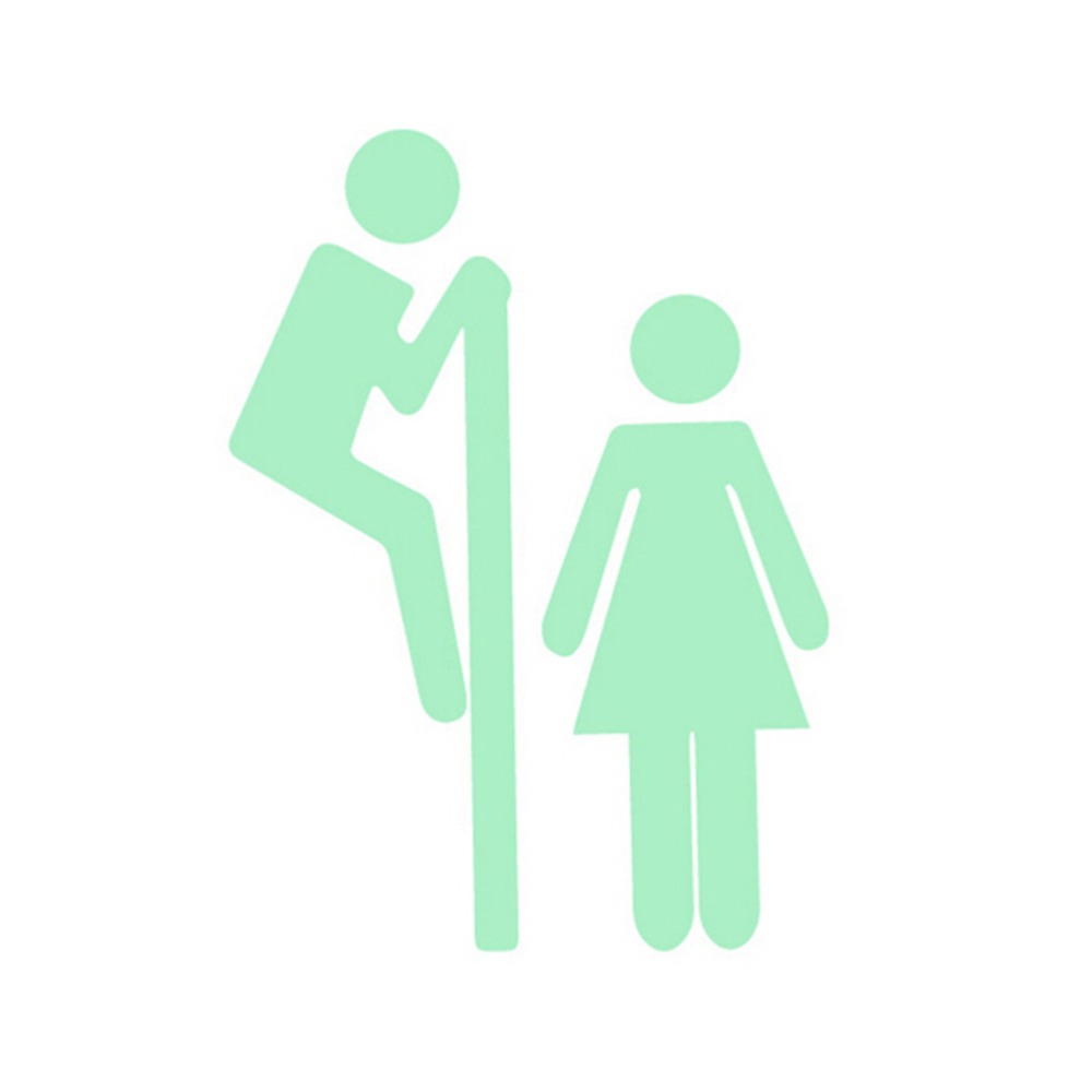 Hoge kwaliteit wc deur stickers koop goedkope wc deur stickers ...
