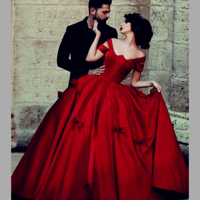Pink Gothic Wedding Dresses Fashion Dresses