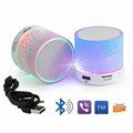 Portable Mini Flashing LED Bluetooth Speakers A9 Wireless Small Music Audio TF USB FM Stereo Sound