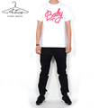 ArTees Moden Series Summer Short Sleeve Black Mens Tee Shirts Fashion Cool Cotton Rock T shirt