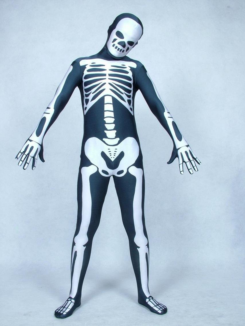 Skeleton costume pattern for adults