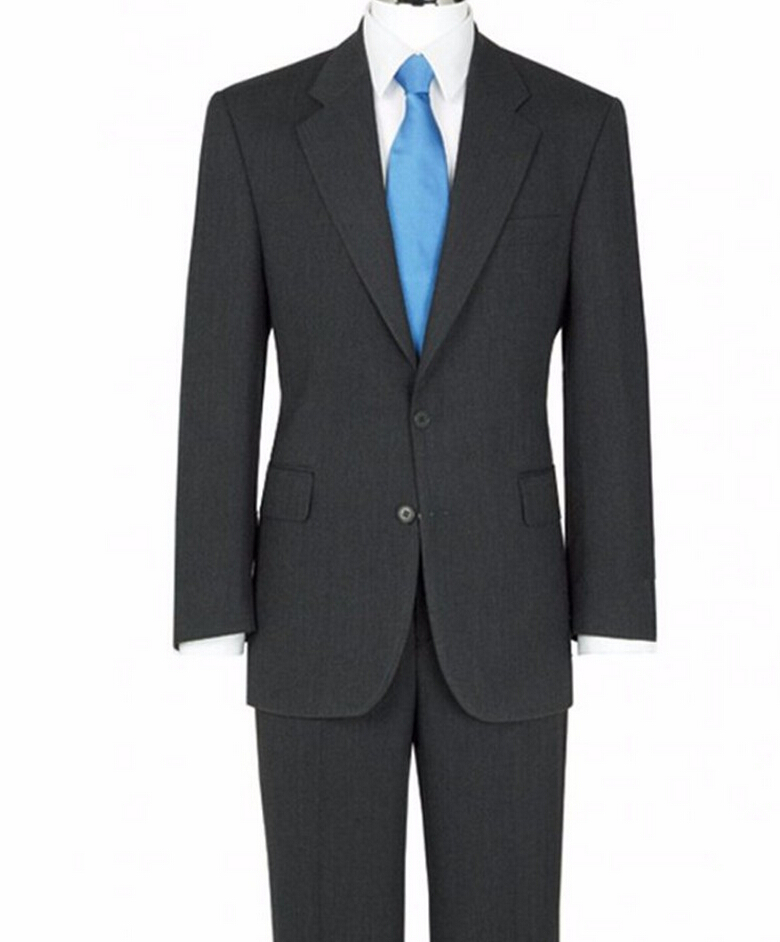 Men Suits Slim Fit Peaked Tuxedos black Wedding Suits For Men 2016 Groomsmen Suits Mens 3 Piece Suit (Jacket+Pants+Vest)