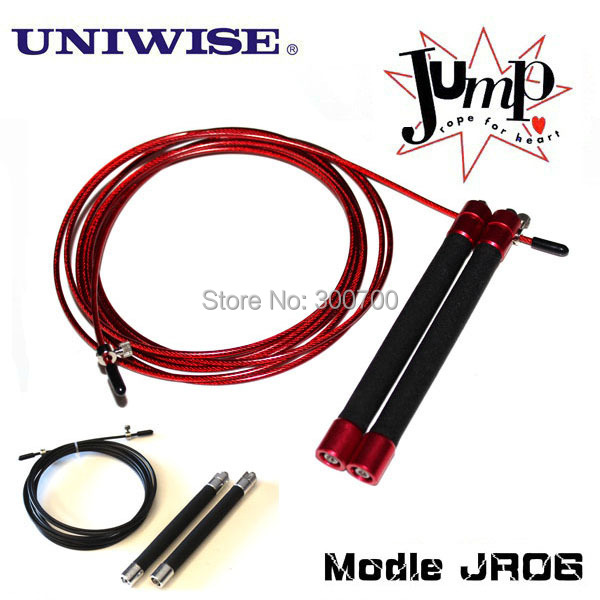Image of Speed Jump rope UIC-JR06, ball bearing Metal handle, Stainless steel cable