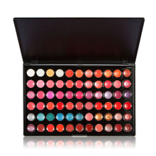 Professional Beauty 66 Color Lip Gloss Lipstick Cosmetic Makeup Palette KSKS