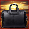 Guaranteed Genuine leather men messenger bags shoulder bag leather men s travel bags business laptop handbags