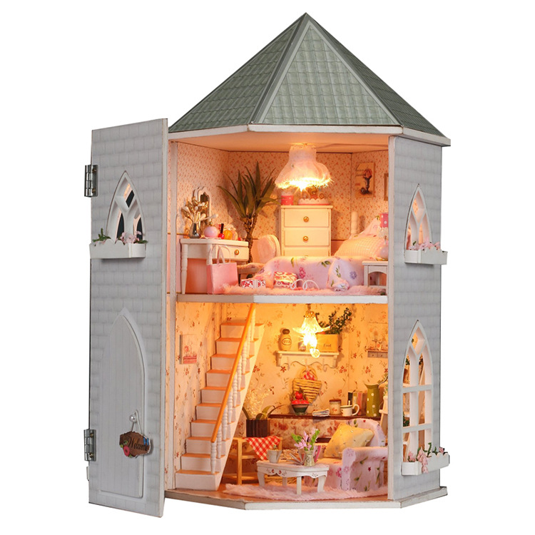 Baru Boneka Kayu Diy Rumah Miniatura Boneka Miniatur 3d Puzzle Untuk Baru Boneka Kayu Diy Rumah Miniatura Boneka Miniatur 3d Puzzle Untuk