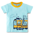 2017 Brand New Kids Baby Boys Girls T Shirt High Quality Creative Cartoon Short Sleeve Children