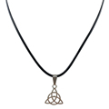 Hot Selling 1PC Black Leather Cord Choker Charm Necklace Pendant Retro Tibetan Silver Simple Lively Good