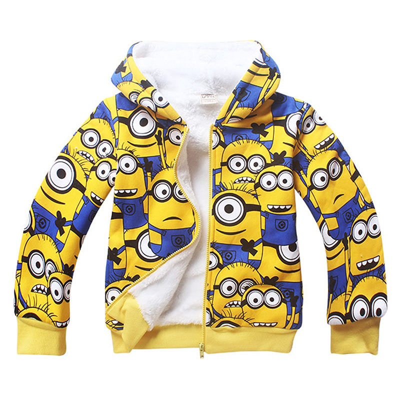 Buy Minions Children Winter Jackets And Coats For Boys