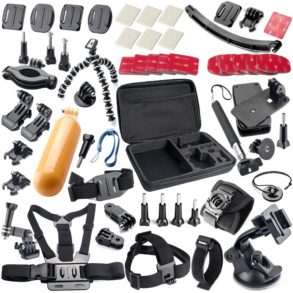 Free Shipping Gopro Accessories Kit For Gopro 4 Sjcam free shipping gopro accessories kit for gopro 4 sjcam