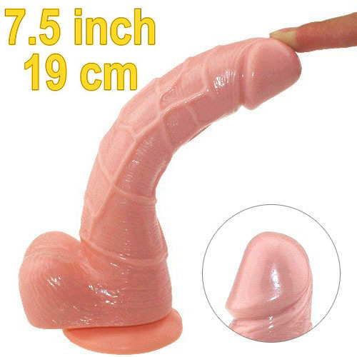 Image of 7.5 Inches Realistic Dildo Waterproof sex product for women big Silicone Huge dildos Flexible penis strong suction cup sex toy
