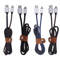 New Metal Denim USB Cable Charging Cord 2 0 Data sync Charger Cable for iPhone 5