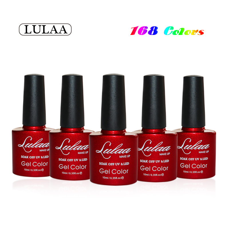 Image of Nail Gel Polish UV&LED Shining Colorful 168 Colors10ML Long lasting soak off Varnish cheap Manicure Color UV Gel Nail Polish