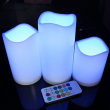 Бросился свечи Velas Decorativas из светодиодов моделирование электронный светильник свечка пластик для дома обстановка украшение