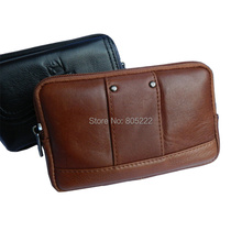 Original 5inch Smartphone Lenovo P780 Genuine Leather Belt Bag Holder Pouch Case Leather Pocket Freeshipping