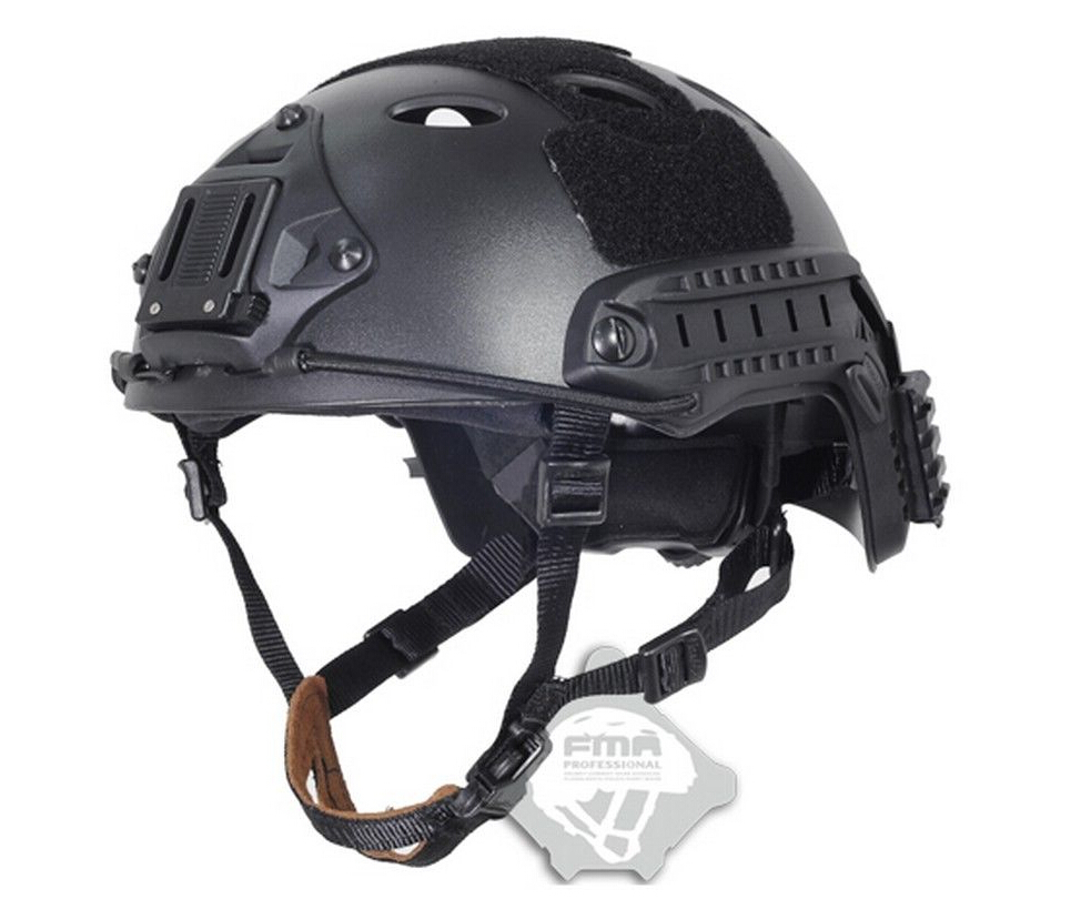 FMA FAST Tactical Protective PJ Helmet Black ABS For Airsoft  Paintball