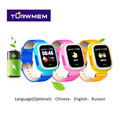2016Colorful touch screen WIFI positioning smart watch children SOS call Location Finder Derice Anti Lost Reminder