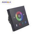 EU standard dc 12 24v rgb controller touch switch control 3528 5050 rgb strip controller output