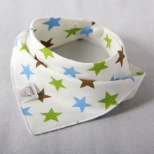 Baby bibs High quality triangl double layers cotton baberos Cartoon Character Animal Print baby bandana bibs dribble bibs