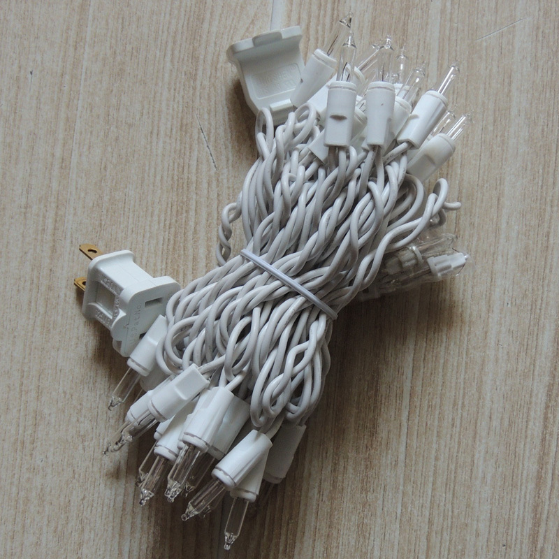 WHITE WIRE CLEAR STEADY MINI CHRISTMAS / WEDDING STRING LIGHTS 35 BULBS 3.9M LONG-inLighting ...