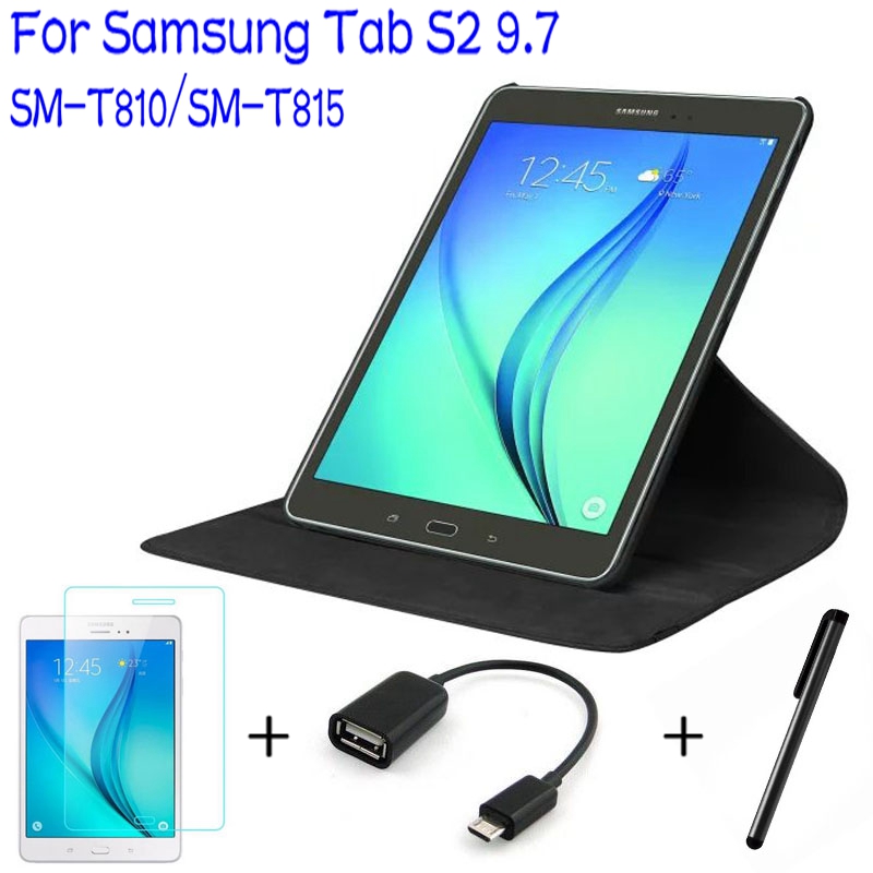 360        Samsung Galaxy Tab S2 9.7 T810 T815 Tablet Case + Free Screen Protector + Pen