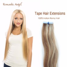 волосы для ленточного наращивания 100% человеческие волосы Remy с плотными концами 1 шт. 2.5 г 18 дюймов 40 см