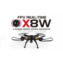 Free Shipping Syma X8W WiFi Real Time Video 2.4G 4ch 6 Axis Venture With 2MP Wide Angle FPV HD Camera RC Quadcopter RTF