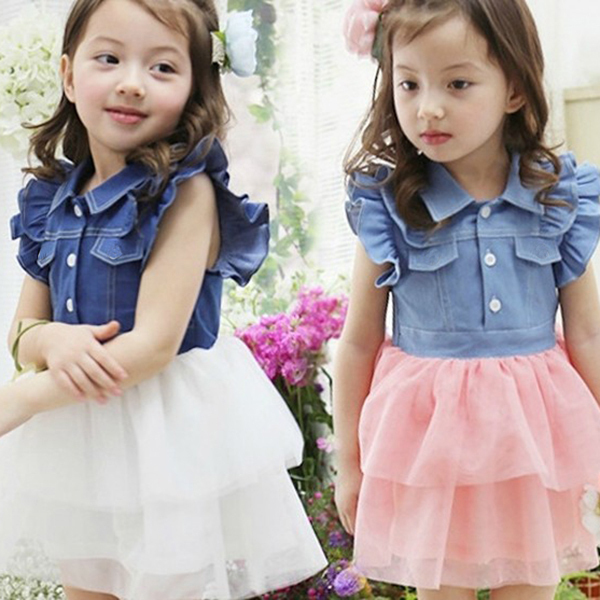 Toddler denim dresses