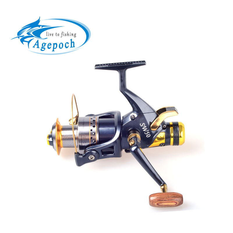 Agepoch 9+1 BB Spinning Spin Drag Low Profile Wood Fishing Reel Feeder Carp Cast China Equipment Gear Sea Spool Peche Ice Wheel