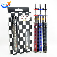 Evod Twist 3 m16 e cigarette starter kits Electronic cigarette dual mega coil airflow control atomzier with Evod VV vape pen