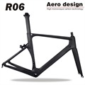 Miracle Bikes 2017 Aero Carbon Road Frame BB86 Racing Bicycle Frame 700c Carbon Bike Frame 49cm