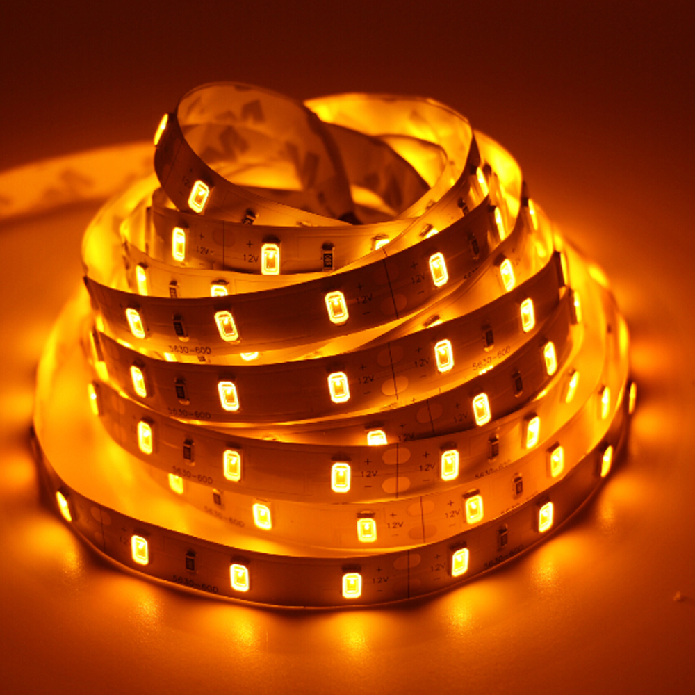 16.5ft 5M Super Bright 5630 SMD RGB Led Strip Light 60Leds/M 300Leds DC 12V Led Tape Flexible