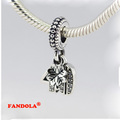 Fits Pandora Charms Bracelet 925 Sterling Silver Beads 40 Years of Love Dangle Charm for Women