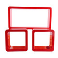 3PCS Set Home Decor Shelves Hanging Bookcase Cube Lounge Mount Wall Shelf Floating Wood Wall Cube