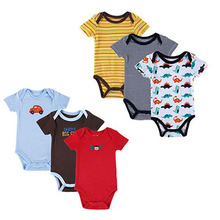 6 Pieces Lot Mother Nest Newborn Baby Bodysuit Roupas Bebes Baby Boy Layette Summer Body Bebe