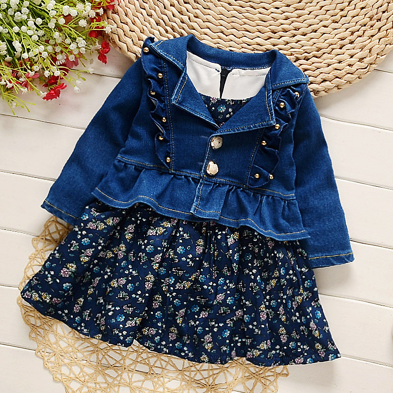 baby girl jeans frock