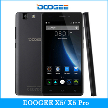 In stock Original DOOGEE X5 5.0” Android 5.1 Smartphone MT6580 Quad Core 1.3GHz RAM 1GB+ ROM 8GB GPS A-GPS GSM & WCDMA 2400mAh