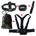 5 in 1 GoPro Go Pro Accessories Set Helmet Harness Chest Belt Head Strap for Gopro