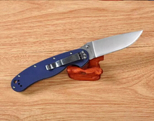 Envío gratis, Ontario RAT modelo 1 Outdoor Adventure y formación cuchillo plegable de AUS-8 pala, azul G10