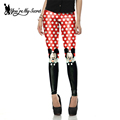 New Arrival Cute Mini Mouse Red Printed leggins for Women leggings