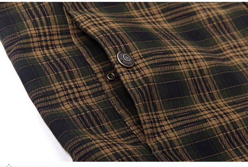 2015 New Winter Men\'s Slim Fit Warm Shirt Cotton Plus Size Thicken Fleece Dress Shirt Men\'s Casual Plaid Long-Sleeve Shirt M~3XL (21)