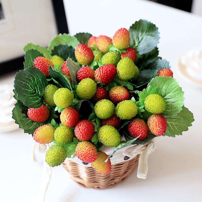 9 small fruit decoration flower artificial fruit paddle