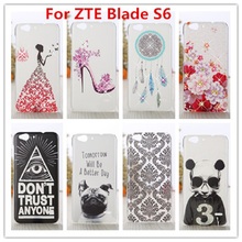 Zte лезвие S6 чехол / люкс кристалл алмаза 3D шику твердый переплет пластиковый чехол для ZTE лезвие S6 ( 5 дюймов ) сотовый телефон чехол