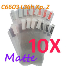 10pcs Matte screen protector anti glare phone bags cases protective film For SONY L36h Xperia Z