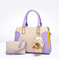 Fashion Succinct Mother Child Bag Utilitarian Trendy Women Large Bag Two Piece Suit Stylish Small Bag