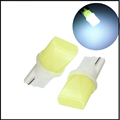 4pcs T10 3d LED W5W White Lights Car Side direction indicatorLicense plate light Door Map Festoon