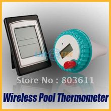 Latest Wireless Digital LCD Swimming Pool Bath Spa Temperature Thermometer Transmitter Receiver H51