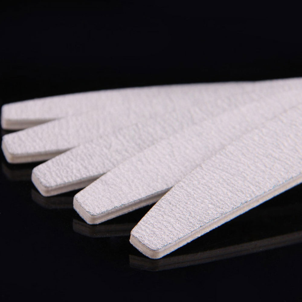 Image of 3Pcs/Lot Grey Nail Files Sanding 100/180 Curve Banana for Nail Art Tips Manicure